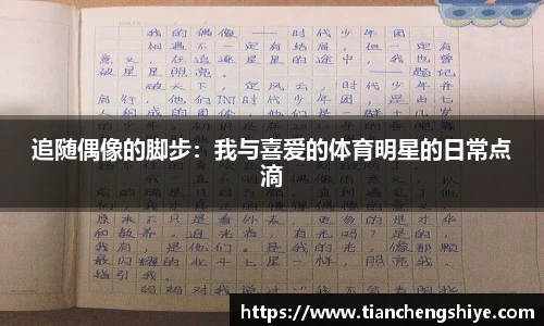 追随偶像的脚步：我与喜爱的体育明星的日常点滴
