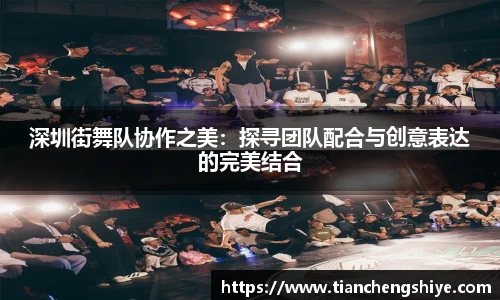 深圳街舞队协作之美：探寻团队配合与创意表达的完美结合