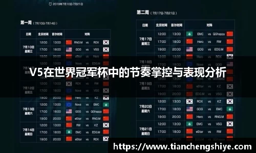 V5在世界冠军杯中的节奏掌控与表现分析