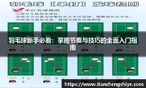 羽毛球新手必看：掌握节奏与技巧的全面入门指南
